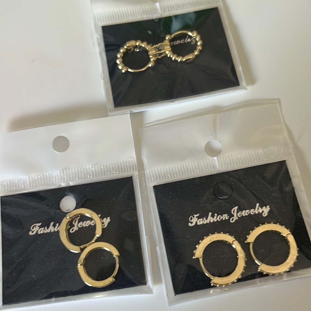 Small Gold Hoop Earrings
